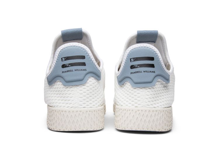 Pharrell x adidas Tennis Hu 'Tactile Blue' — Footwear White/Footwear White/Tactile Blue
