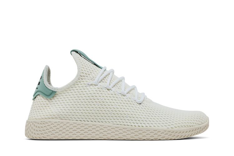 Pharrell x adidas Tennis Hu 'Tactile Green' — Footwear White/Footwear White/Tactile Green