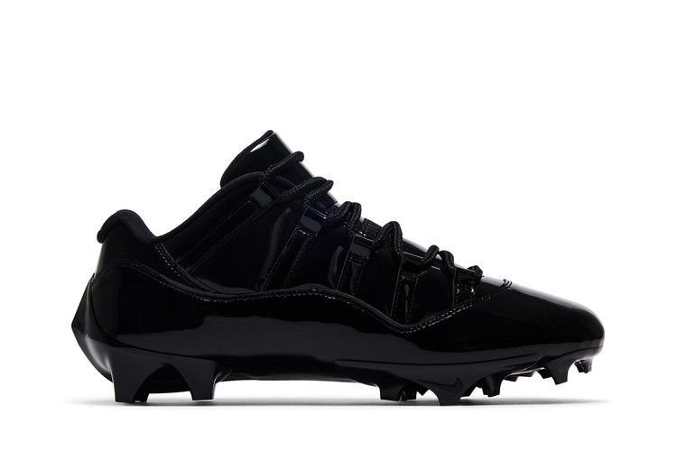 Air Jordan 11 Low TD 'Black' — Black/Metallic Silver-Anthracite