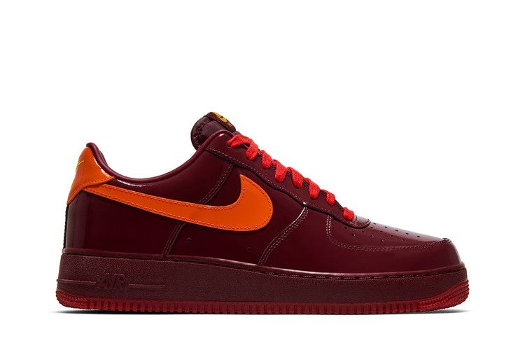 Nike Air Force 1 Low 'Patent Leather Dark Team Red' — Dark Team Red/University Gold-Safety Orange-Challenge Red (2)