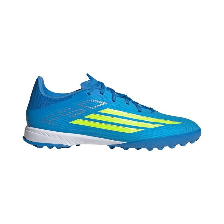 adidas F50 League TF  'Lucid Ray Blue Team Solar Yellow 2 Lucid Aquamarine' — Lucid Ray Blue / Team Solar Yellow 2 / Lucid Aquamarine