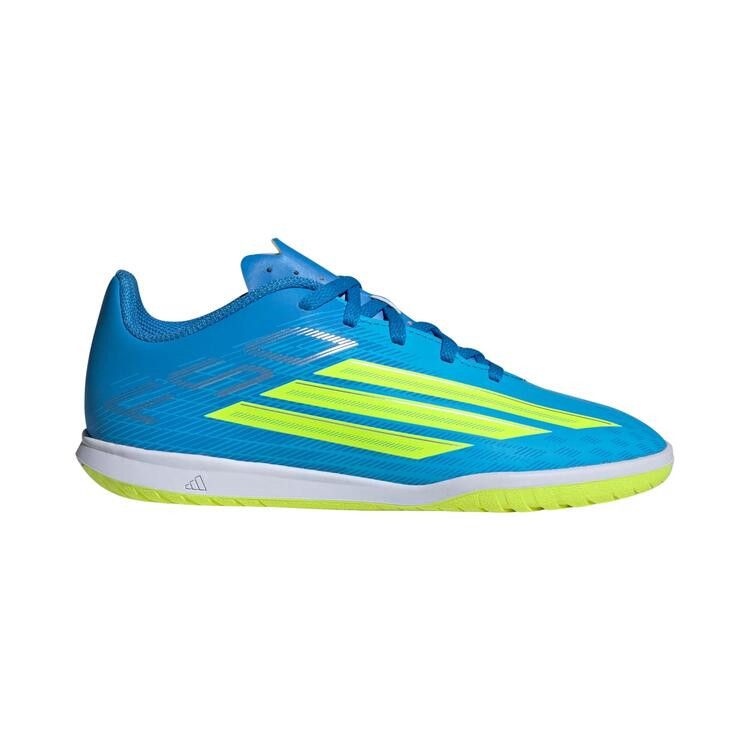 adidas F50 Club Indoor PS 'Lucid Ray Blue Team Solar Yellow 2 Lucid Aquamarine' — Lucid Ray Blue / Team Solar Yellow 2 / Lucid Aquamarine