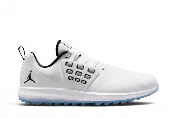 Air Jordan Grind Golf 'White Black' — White/White/Black