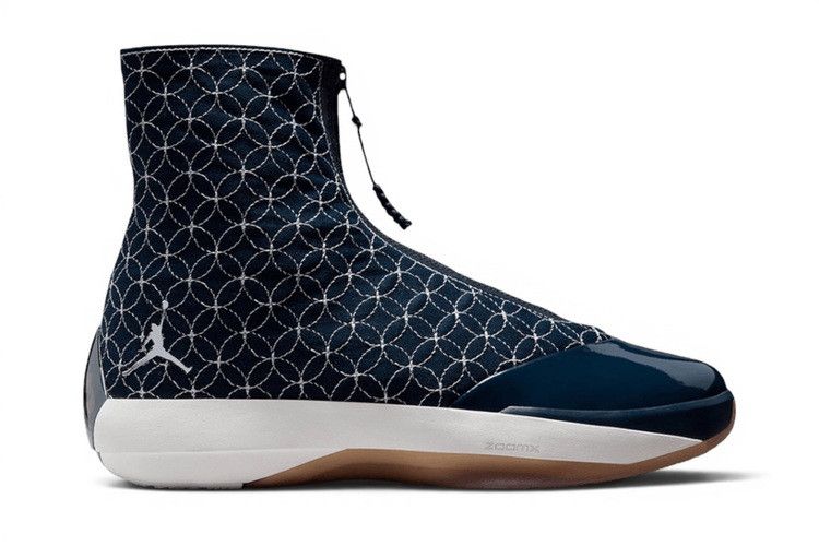 Air Jordan 4028 'Rui Hachimura' 'College Navy-Sail-Chrome' — College Navy-Sail-Chrome