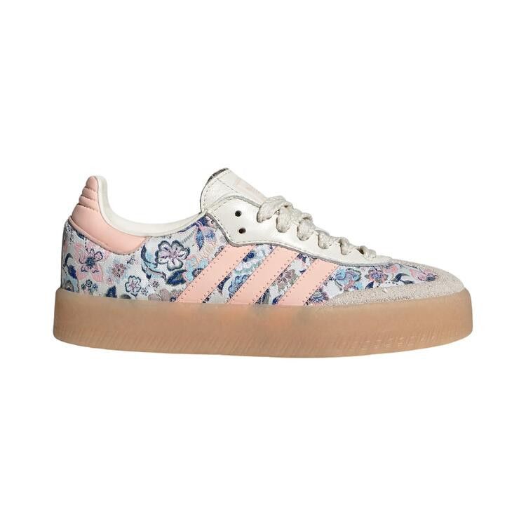 Liberty London x adidas Sambae Big Kid 'Off White Blush Pink Gum' — Off White / Blush Pink / Gum