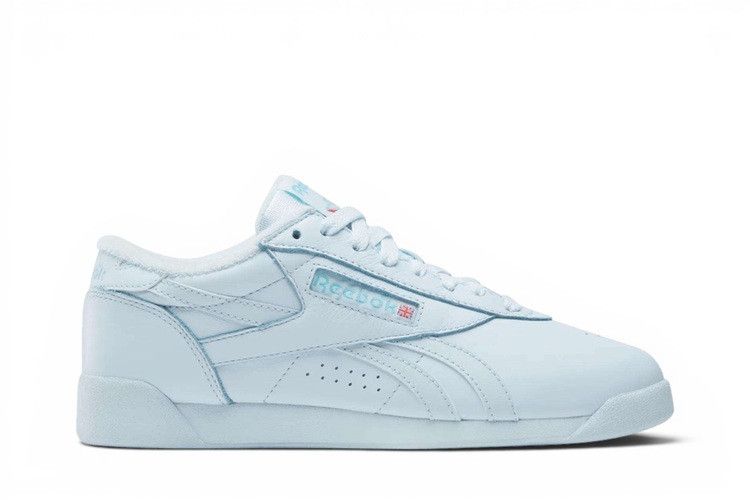 Reebok Wmns Freestyle Lo 'Glass Blue' — Glass Blue/Glass Blue/Glass Blue