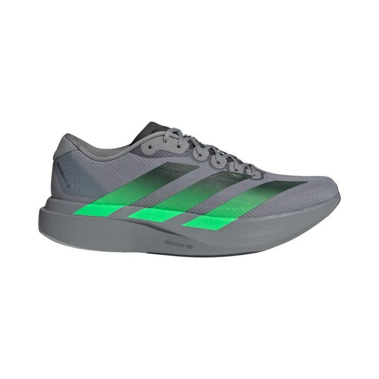 adidas Adizero Evo SL Woven 'Grey Screaming Green' — Grey / Screaming Green / Carbon