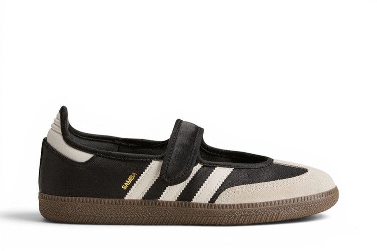 adidas Wmns Samba Jane 'Core Black Off White Gold Metallic' — Core Black/Off White/Gold Metalli
