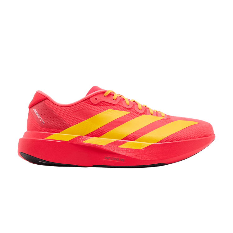 adidas Adizero Evo SL 'Lucid Red Bold Gold Semi Lucid Blue' — Lucid Red/Bold Gold/Semi Lucid Blue