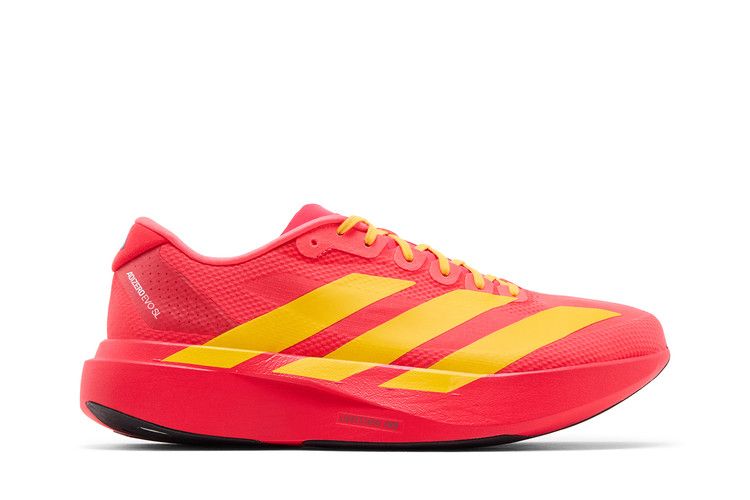 adidas Adizero Evo SL 'Lucid Red Bold Gold Semi Lucid Blue' — Lucid Red/Bold Gold/Semi Lucid Blue
