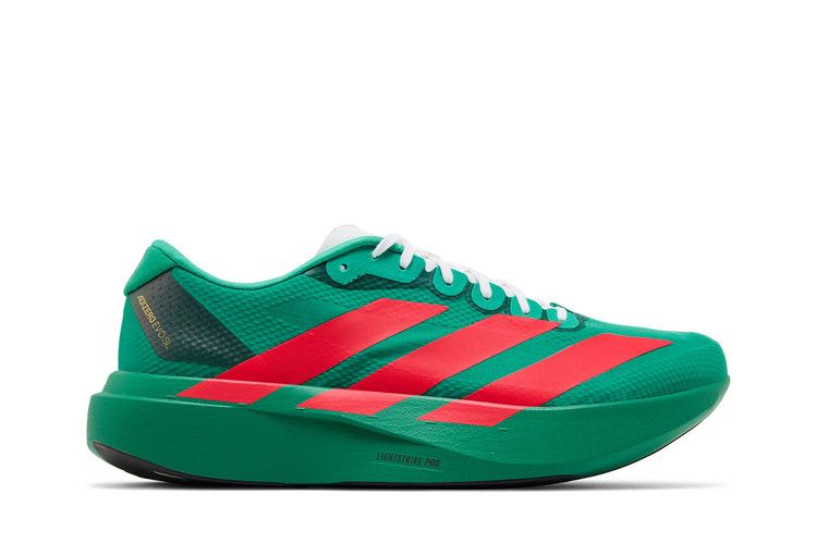 adidas Adizero Evo SL 'Court Green Lucid Red Cloud White' — Court Green/Lucid Red/Cloud White