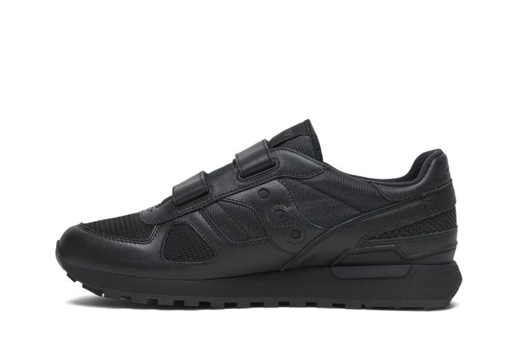 Engineered Garments x Saucony Shadow Double Velcro 'Black' — Black/Black