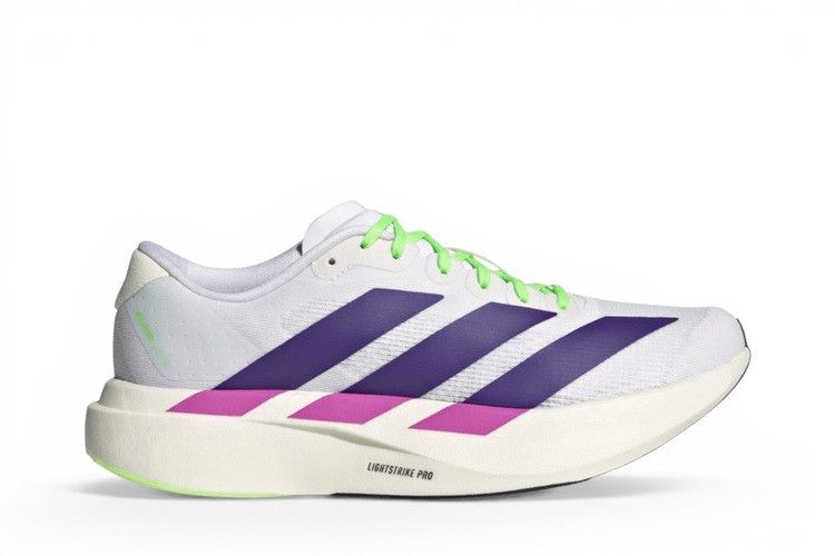 adidas Wmns Adizero Evo SL 'Cloud White Collegiate Purple' — Cloud White / Collegiate Purple / Purple Burst