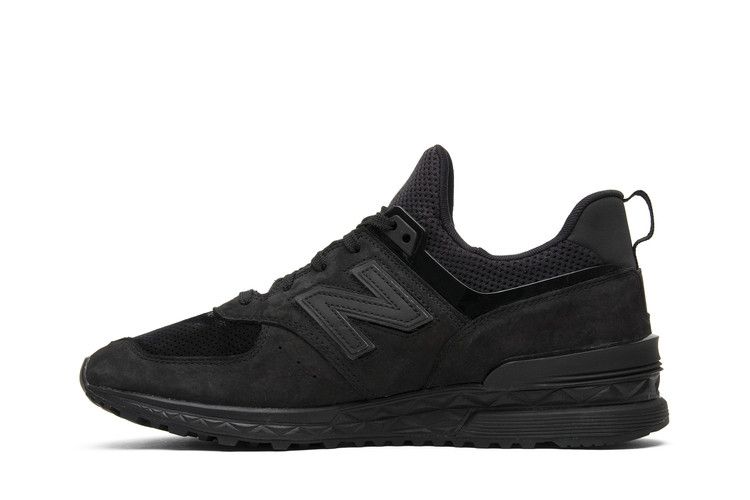 Ronnie Fieg x Dover Street Market x New Balance 574 Sport 'Triple Black Special Box' — Black