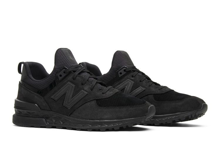 Ronnie Fieg x Dover Street Market x New Balance 574 Sport 'Triple Black Special Box' — Black