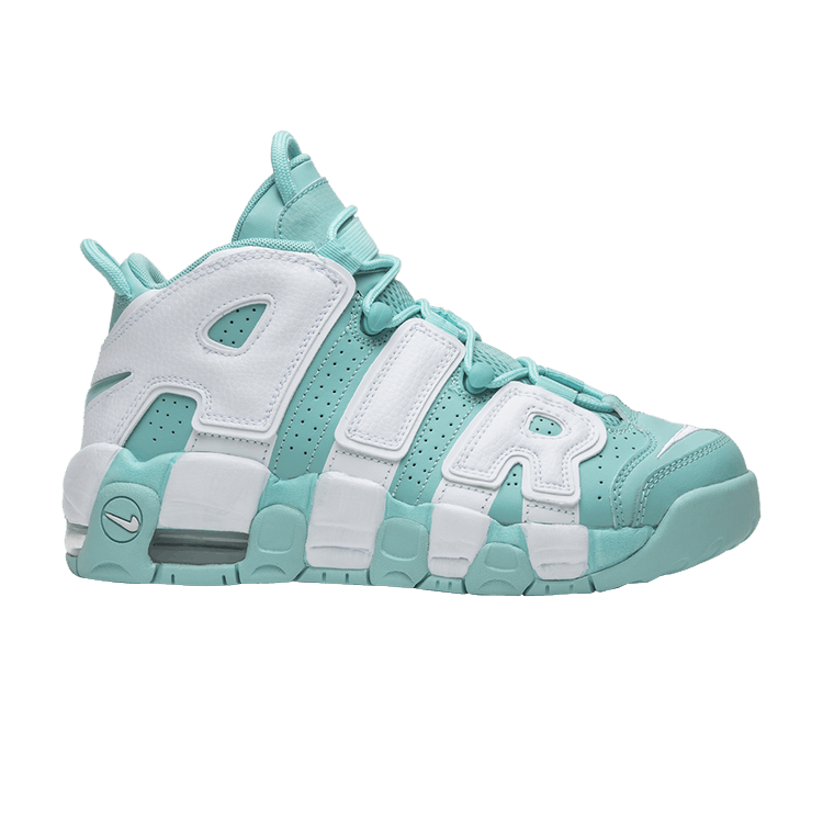Nike Air More Uptempo GS 'Island Green' — Island Green/White