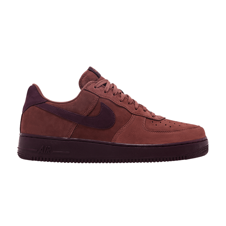 Nike Air Force 1 Low Premium 'Mahogany' — Red Sepia/Red Mahogany