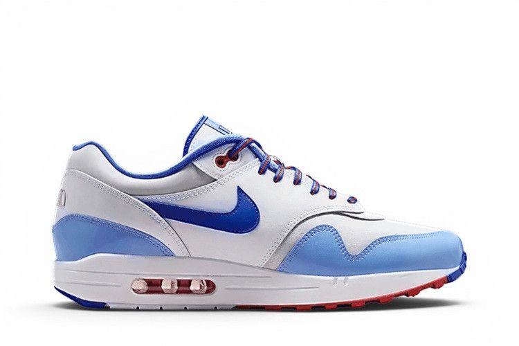 Nike Air Max 1 'Braves City Connect' — White/Hyper Royal-Dark Powder Blue-Speed Red (2)