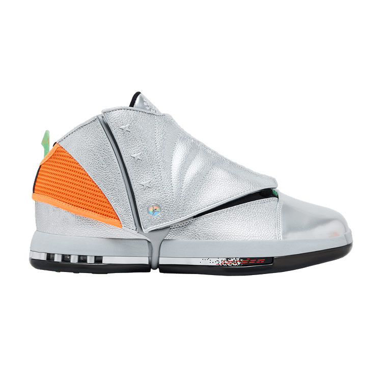 Free The Youth x Air Jordan 16 Retro OG 'Metallic Silver' — Metallic Silver/Picante Red-Total Orange