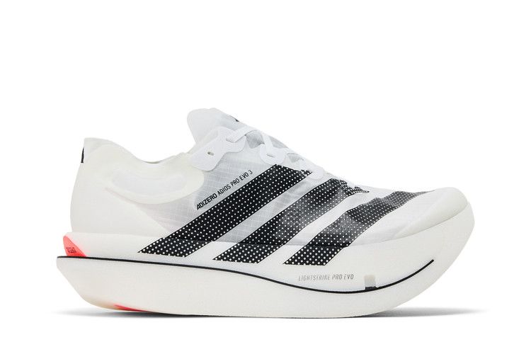 adidas Adizero Adios Pro Evo 3 'Cloud White Core Black Solar Turbo' — Cloud White/Core Black/Solar Turbo