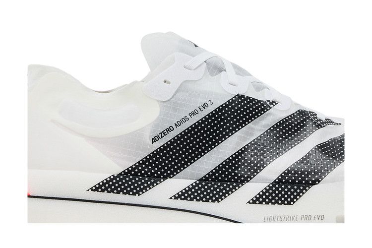 adidas Adizero Adios Pro Evo 3 'Cloud White Core Black Solar Turbo' — Cloud White/Core Black/Solar Turbo