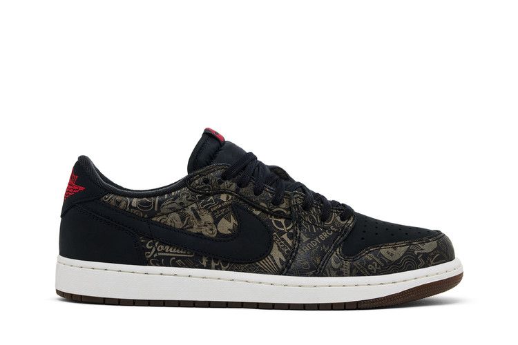 Air Jordan 1 Low OG 'Laser' — Black/University Red/Palomino/Summit White