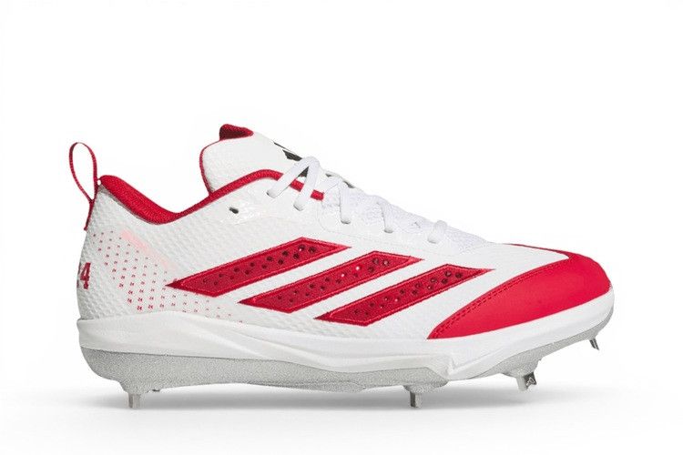 adidas Wmns Softball Adizero Instinct 2.0 'Cloud White Team Power Red Core Black' — Cloud White / Team Power Red 2 / Core Black