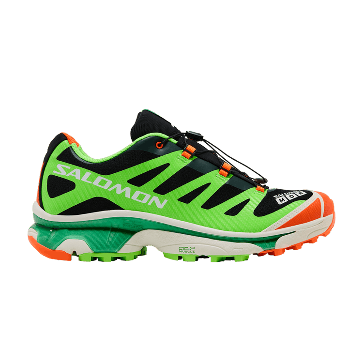 Feid x Salomon XT-4 OG 'Ferxxocalipsis' — Black/Green Gecko/Shocking Orange