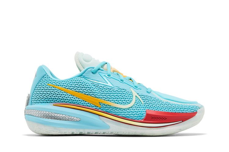Titan x Dylan Harper x Nike GT Cut 1 'Bleached Aqua' — Bleached Aqua/Cashmere-Sport Gold-Chile Red-Metallic Silver-Glacier Blue