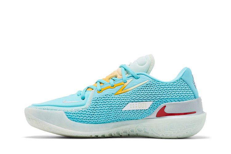 Titan x Dylan Harper x Nike GT Cut 1 'Bleached Aqua' — Bleached Aqua/Cashmere-Sport Gold-Chile Red-Metallic Silver-Glacier Blue