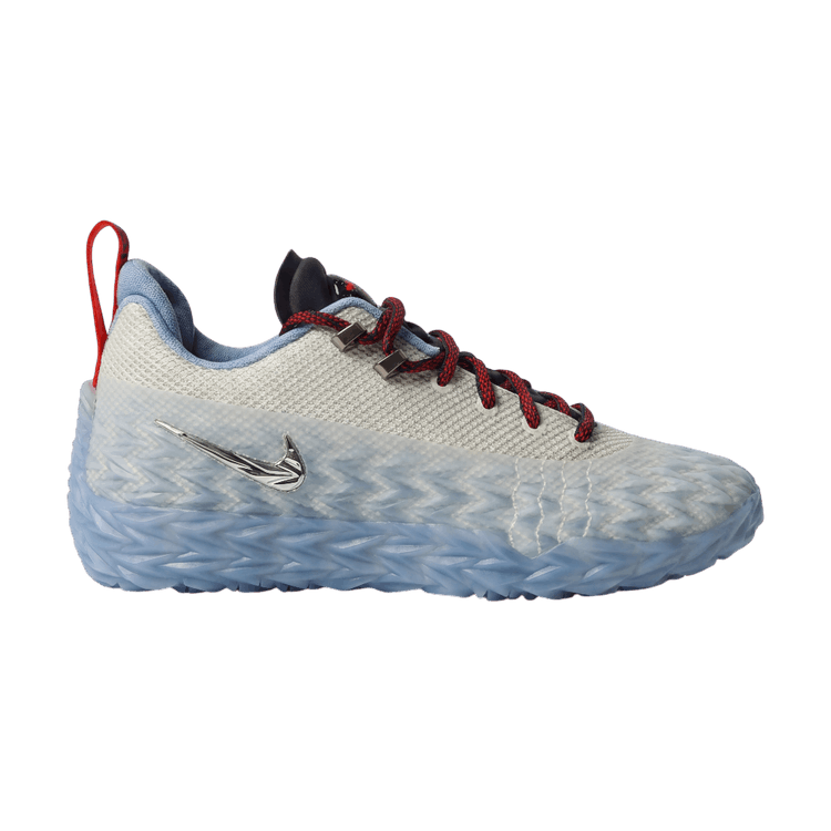 Cade Cunningham x Nike  S.T. Charge PE 'Detroit Tough' — Sail/Metallic Silver-Thunder Blue-Aluminum-Light Crimson-Bright Crimson