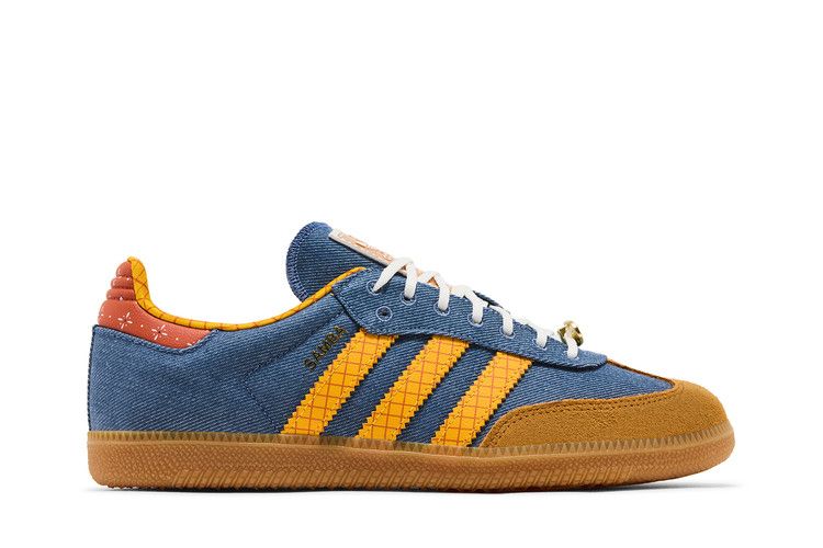 Toy Story x adidas Samba J 'Woody' — Blue/Tan/Yellow