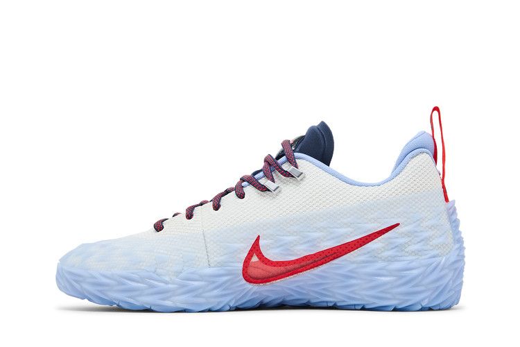 Cade Cunningham x Nike S.T. Charge PE EP 'Detroit Tough' — Sail/Metallic Silver/Thunder Blue/Aluminum/Light Crimson/Bright Crimson
