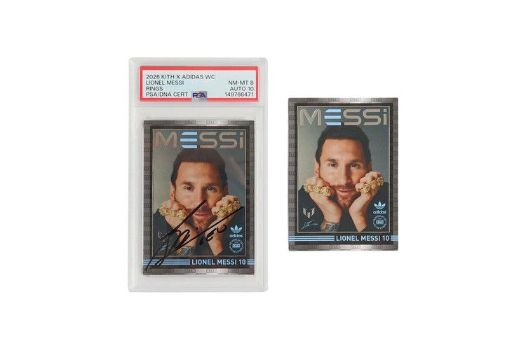 Kith x Messi x adidas F50 Inframe 'Off White Clear Blue Gold' With Trading Card — Off White/Clear Blue/Metallic Gold