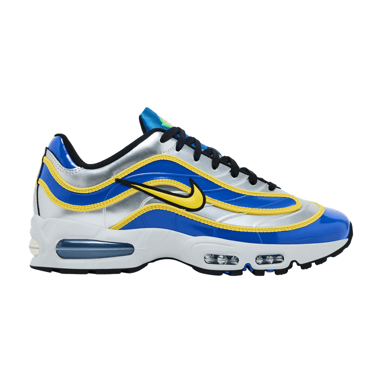 Nike Air Max Joga Bonito R9 'Metallic Silver Varsity Maize' — Metallic Silver/Varsity Maize/Varsity Royal/Black