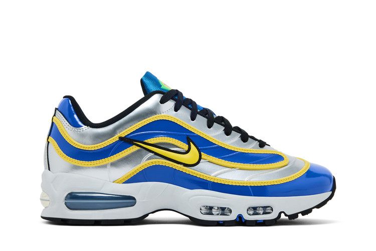 Nike Air Max Joga Bonito R9 'Metallic Silver Varsity Maize' — Metallic Silver/Varsity Maize/Varsity Royal/Black