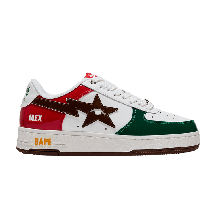 KidSuper x Bape Sta 'SuperBape Cup - Mexico' — Green/White/Red/Brown