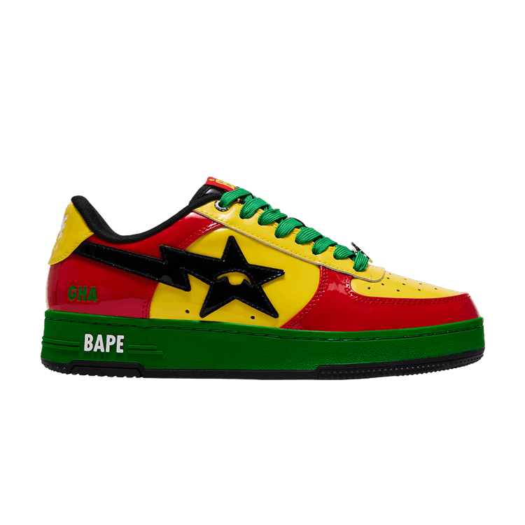 KidSuper x Bape Sta 'SuperBape Cup - Ghana' — Red/Yellow/Green/Black