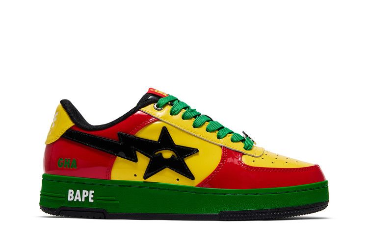 KidSuper x Bape Sta 'SuperBape Cup - Ghana' — Red/Yellow/Green/Black