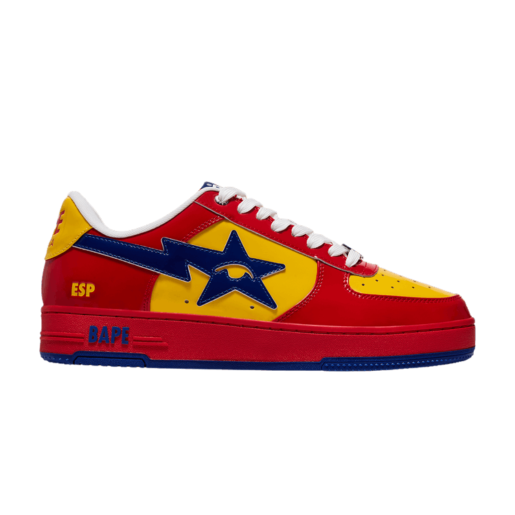 KidSuper x Bape Sta 'SuperBape Cup - Spain' — Red/Yellow/Blue/White