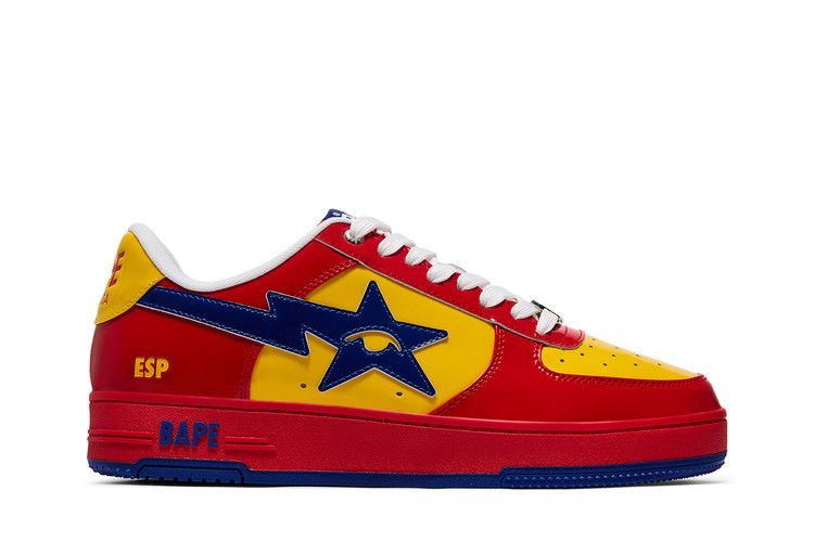 KidSuper x Bape Sta 'SuperBape Cup - Spain' — Red/Yellow/Blue/White