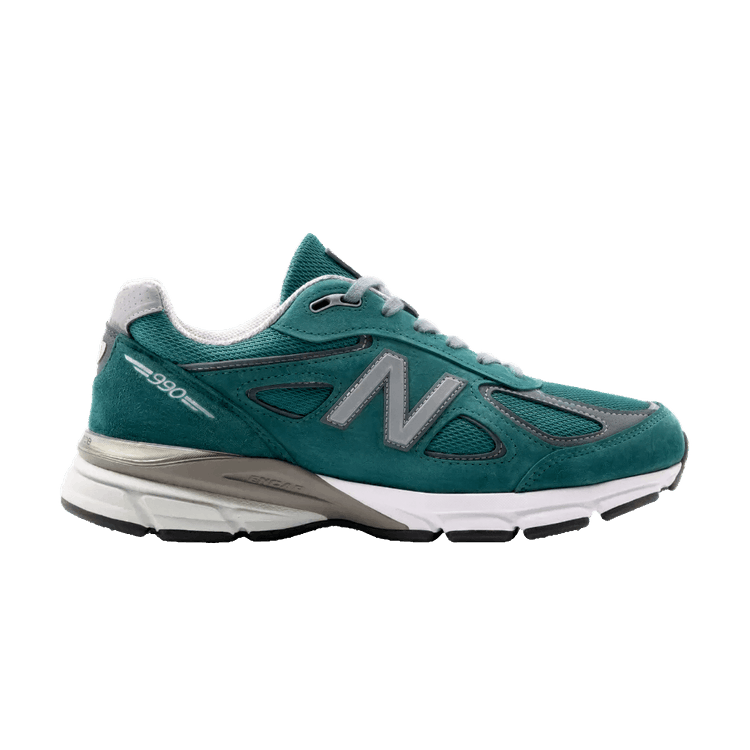 New Balance 990v4 Made In USA 'Teal' — Teal/White
