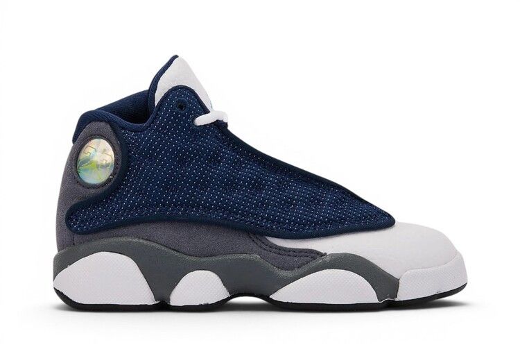 Air Jordan 13 Retro PS 'Flint' 2026 — Navy/University Blue-Flint Grey-White