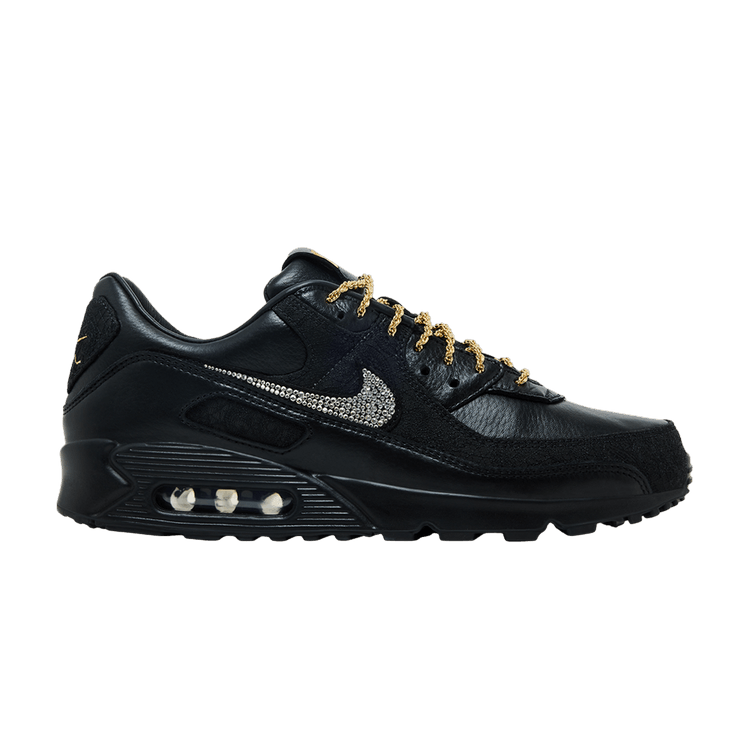 Victor Solomon x Nike Air Max 90 'ASW' — Black/Black-Metallic Gold