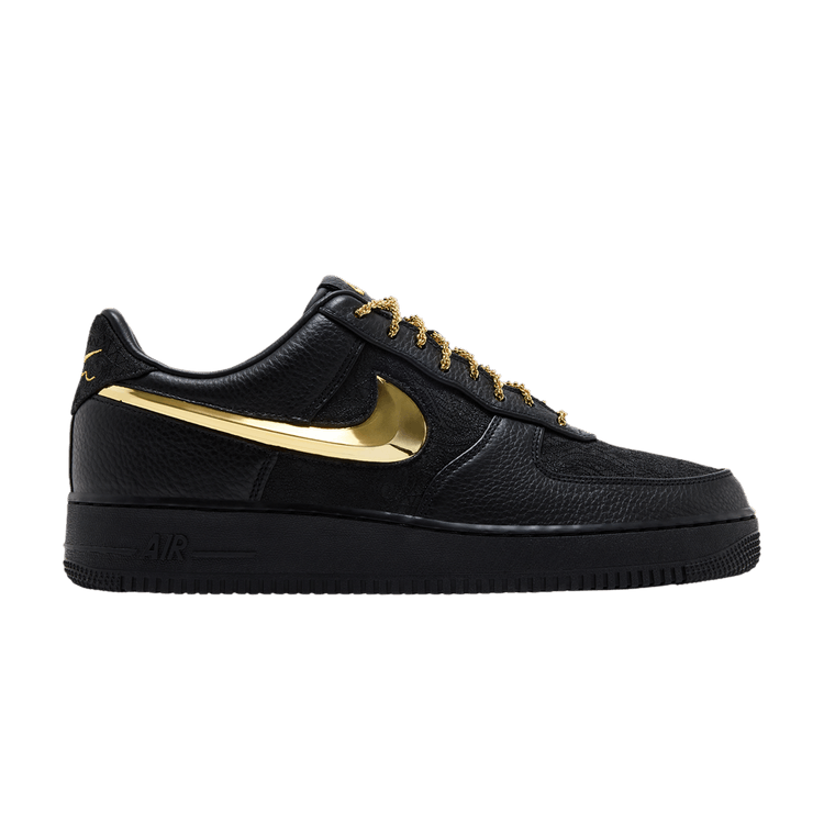 Victor Solomon x Nike Air Force 1 Low 'ASW' — Black/Black-Metallic Gold