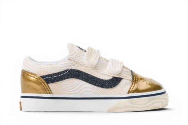 KPop Demon Hunters x Vans Toddler Old Skool V 'Golden' — Golden