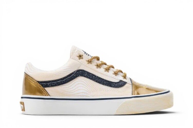 KPop Demon Hunters x Vans Little Kids Old Skool V 'Golden' — Golden