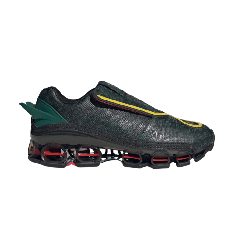 PokéMon x adidas Megaride 'Rayquaza' — Green/Yellow/Green