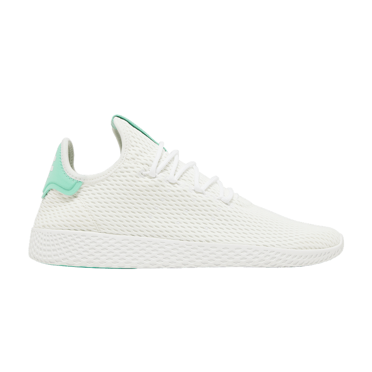 Pharrell x adidas Tennis Hu 'White' — Footwear White/Footwear White/Green Glow