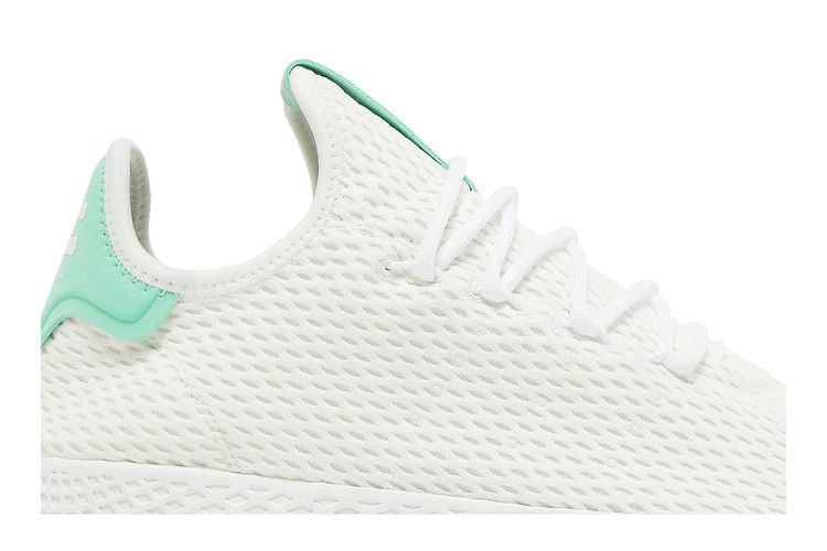 Pharrell x adidas Tennis Hu 'White' — Footwear White/Footwear White/Green Glow